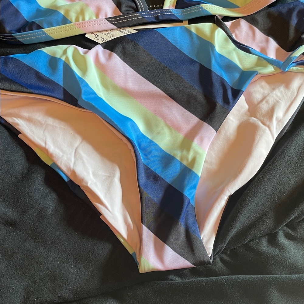 Tavik Pastel Striped Bikini - Picture 2 of 2